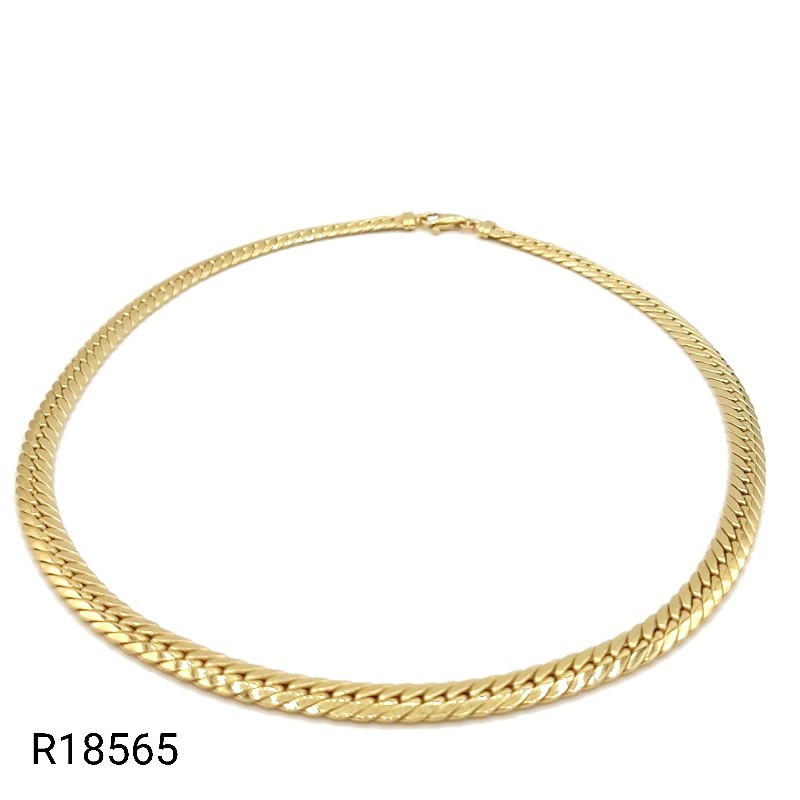 Collier Maille Anglaise Or 18 K