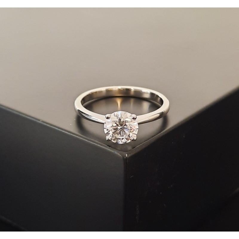 Bague Solitaire 1,03 Ct Or...