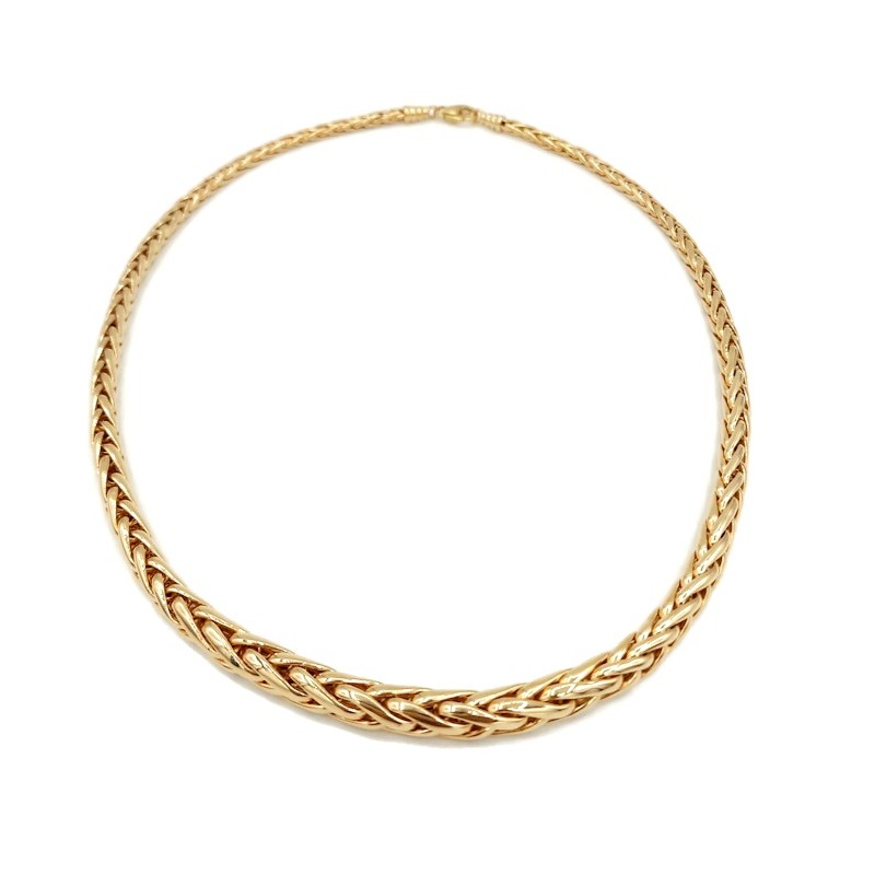 Collier Maille Palmier 18 K