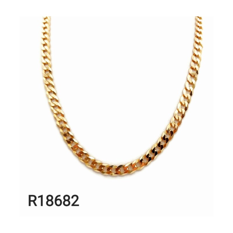 Collier Maille Gourmette 18 K