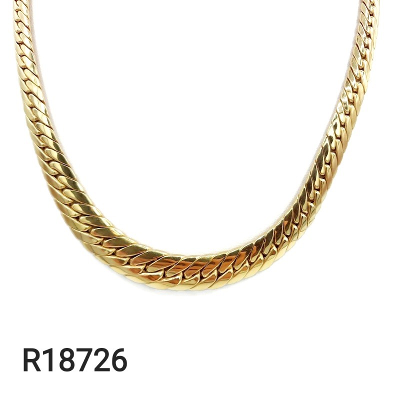 Collier Maille Anglaise 18 K