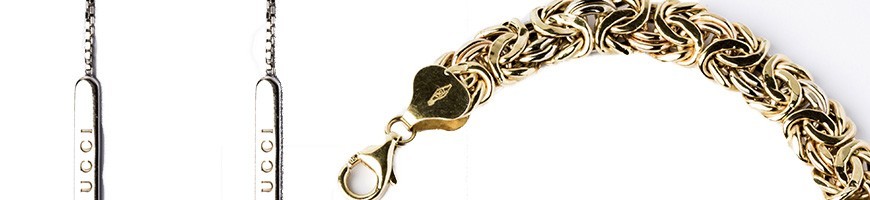 Bracelet en Or - Boucles d'oreille en Or - Bijoux Occasion en Ligne
