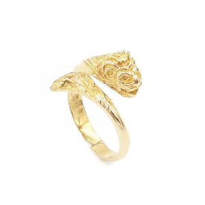 Bague Or Jaune 18K Lion