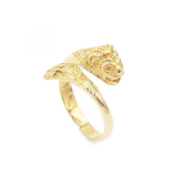 Bague Or Jaune 18K Lion