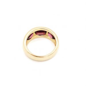 Bague Or Jaune 18K x Grenats