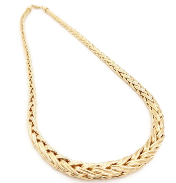 Collier Maille Palmier Or Jaune 18K