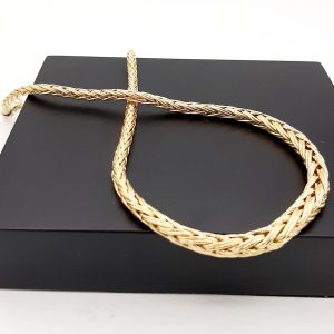 Collier Maille Palmier Or Jaune 18K