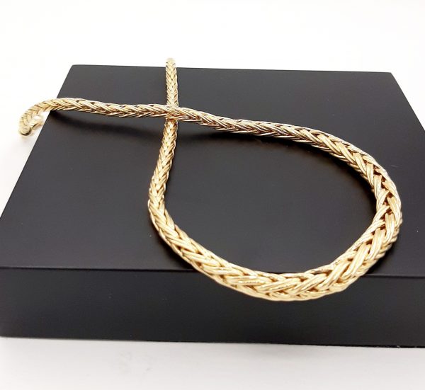 Collier Maille Palmier Or Jaune 18K