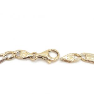 Bracelet Maille Figaro Or Jaune 18K