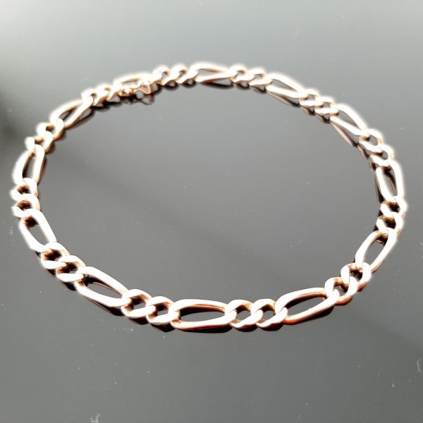 Bracelet Maille Figaro 18K