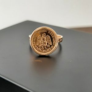 Bague Porte Pièce 2 Pesos