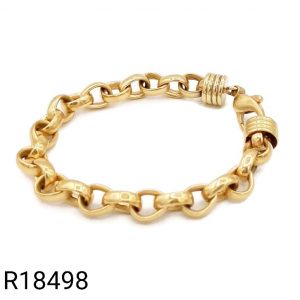 Bracelet Maille Jaseron Or Jaune 18K