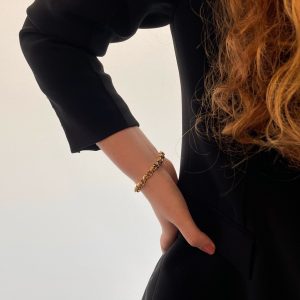 Bracelet Maille Jaseron Or Jaune 18K