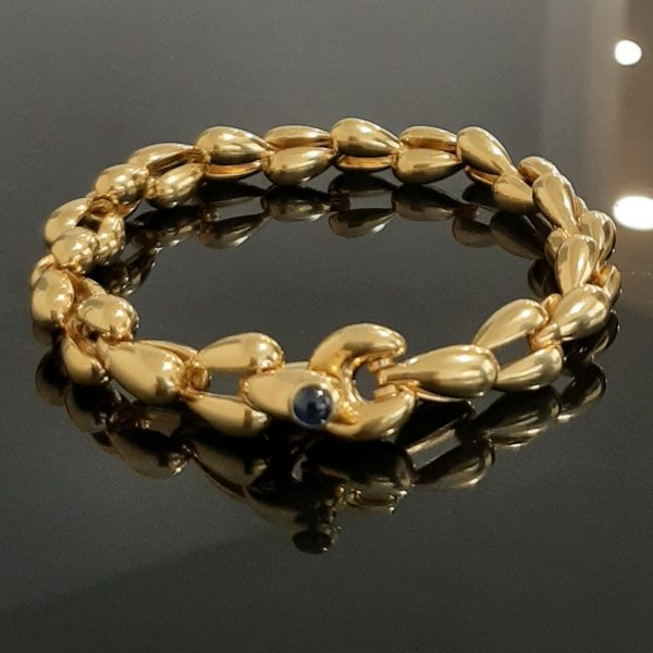 Bracelet Maille Fantaisie Or Jaune 18K