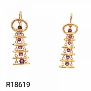 Boucles d'Oreilles Pampilles 18K