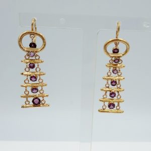 Boucles d'Oreilles Pampilles 18K