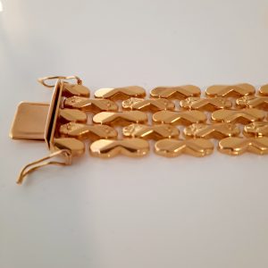 Bracelet Manchette Or Jaune 18 K