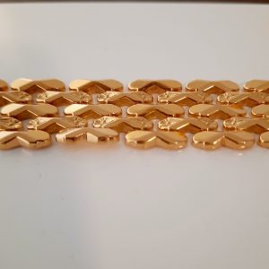 Bracelet Manchette Or Jaune 18 K