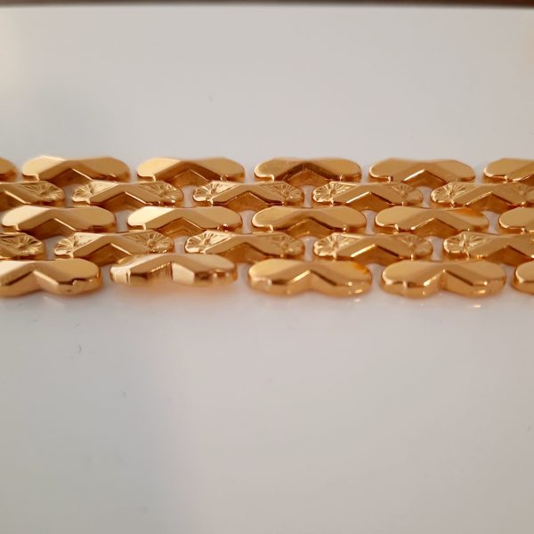 Bracelet Manchette Or Jaune 18 K