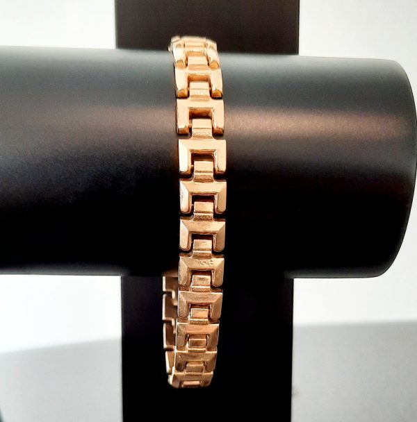 Bracelet Maille Alternée 18 K