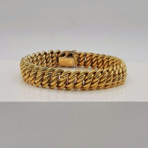 Bracelet Maille Américaine 18 K