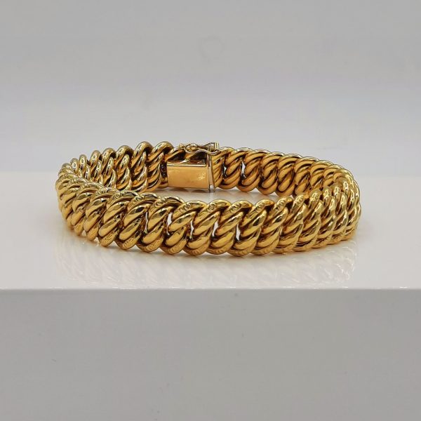 Bracelet Maille Américaine 18 K