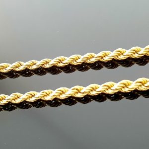 Collier Maille Corde 18 K