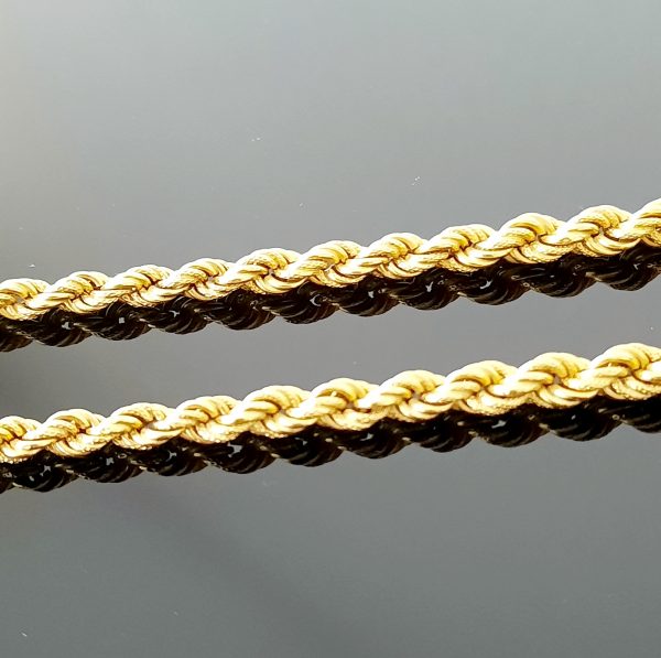 Collier Maille Corde 18 K