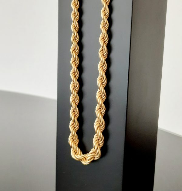 Collier Maille Corde 18 K