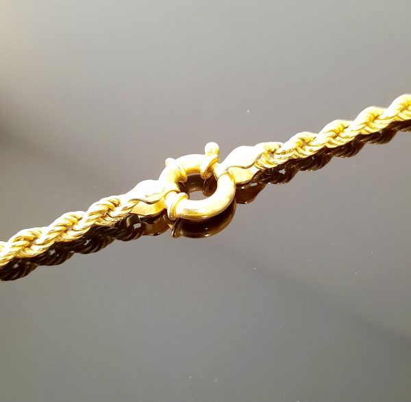 Collier Maille Corde 18 K