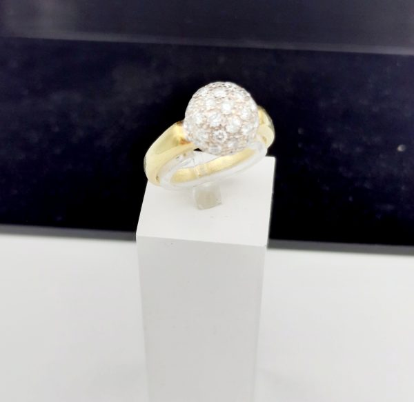 Bague Diamants Or Jaune 18 K