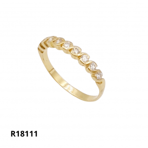 bague or jaune 18K