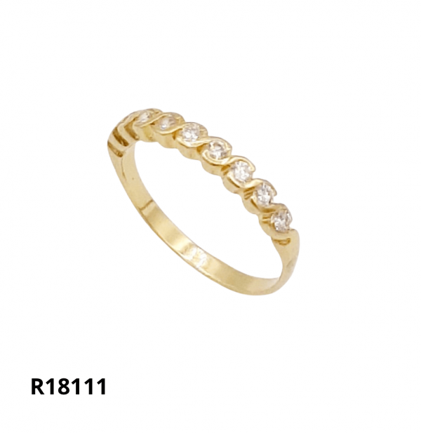 bague or jaune 18K