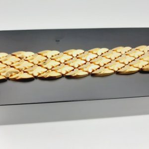 bracelet manchette or jaune 18K