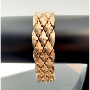 bracelet manchette or jaune 18K