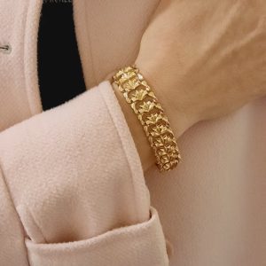 bracelet vintage or jaune 18K