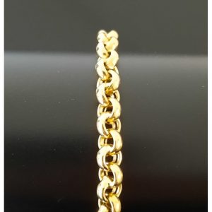 bracelet maille gourmette alternée