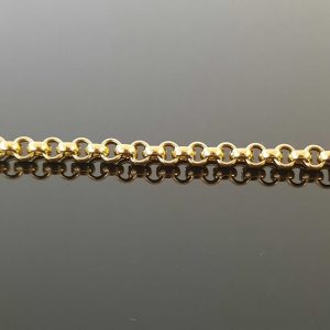 bracelet maille gourmette alternée