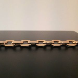 bracelet maille forçat or jaune