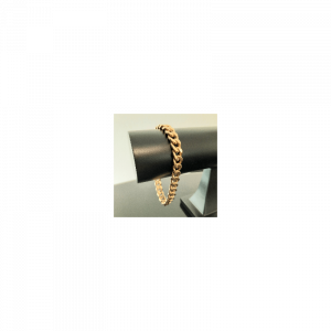 bracelet maille gourmette 18K