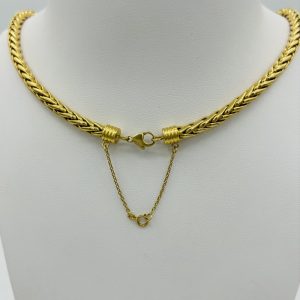 Collier Maille Palmier Or Jaune 18K