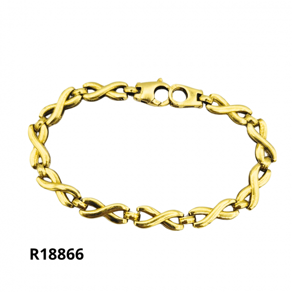 Bracelet XO Or Jaune 18K