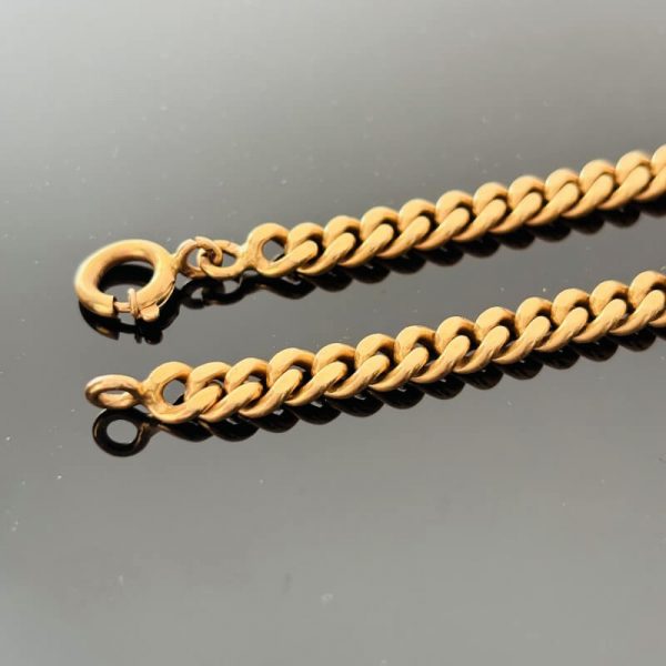 18888 bracelet homme maille gourmette 22K