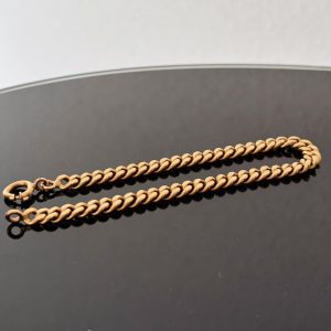 18888 bracelet homme maille gourmette 22K