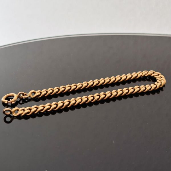 18888 bracelet homme maille gourmette 22K