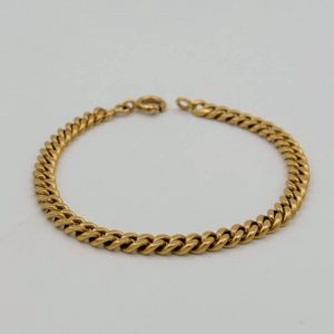 18888 bracelet homme maille gourmette 18K