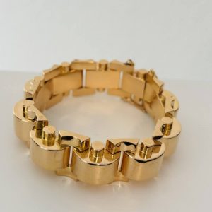 bracelet tank or jaune 18K