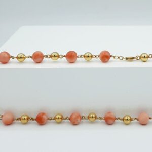 Collier Corail Or Jaune 18K