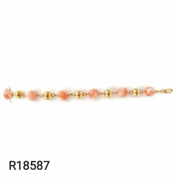 Collier Corail Or Jaune 18K