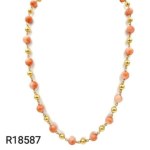 Collier Corail Or Jaune 18K